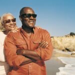 Couple enjoying travel during retirement.